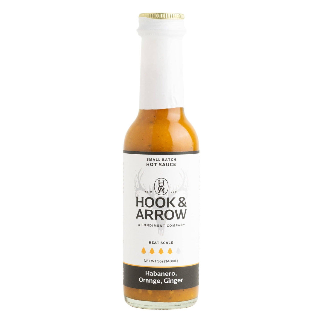 Hook & Arrow Habanero, Orange, Ginger Hot Sauce