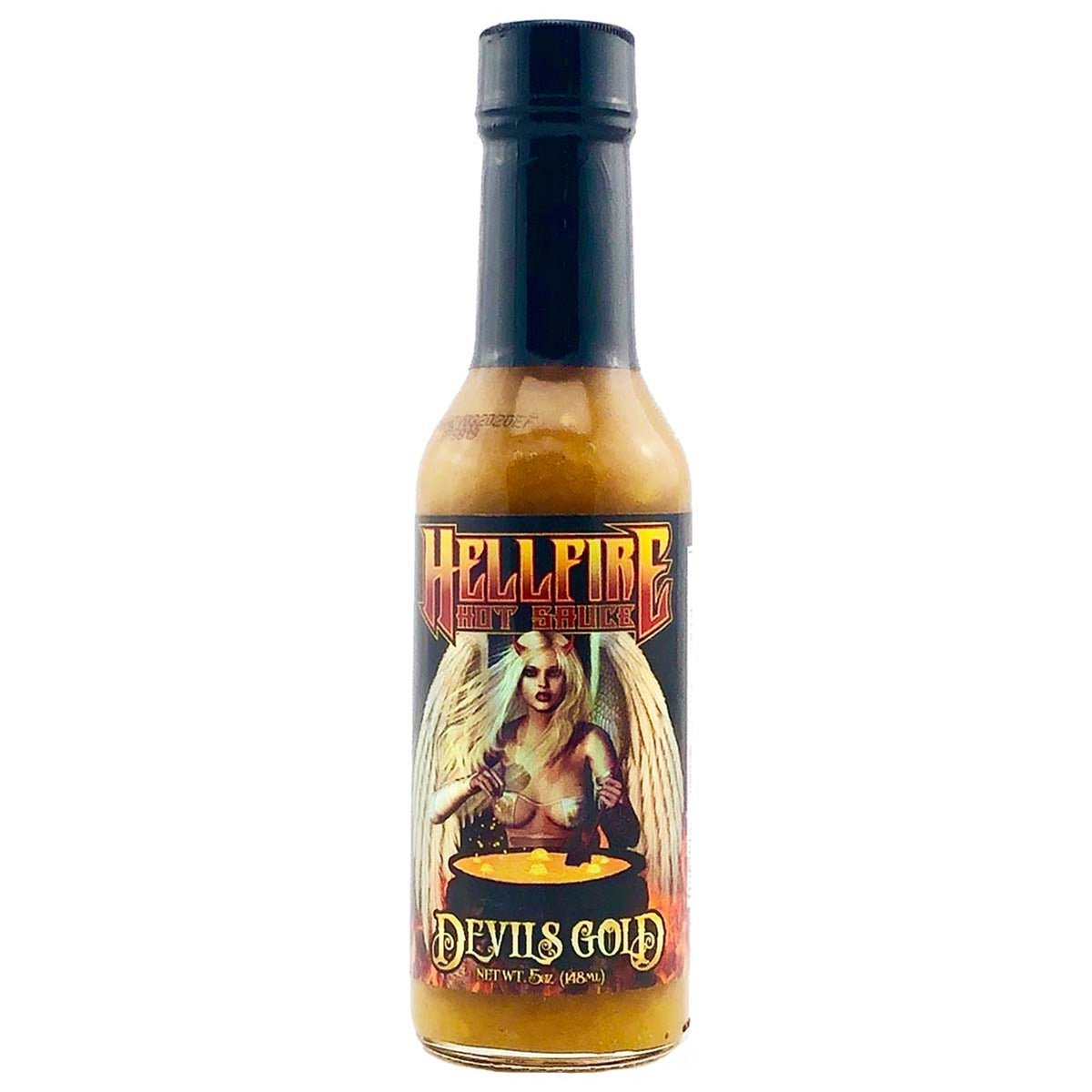 Hellfire Devil's Gold Hot Sauce – SCOVILLED