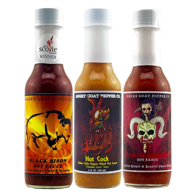 Angry Goat Extra Hot Gift Set - 3 Pack