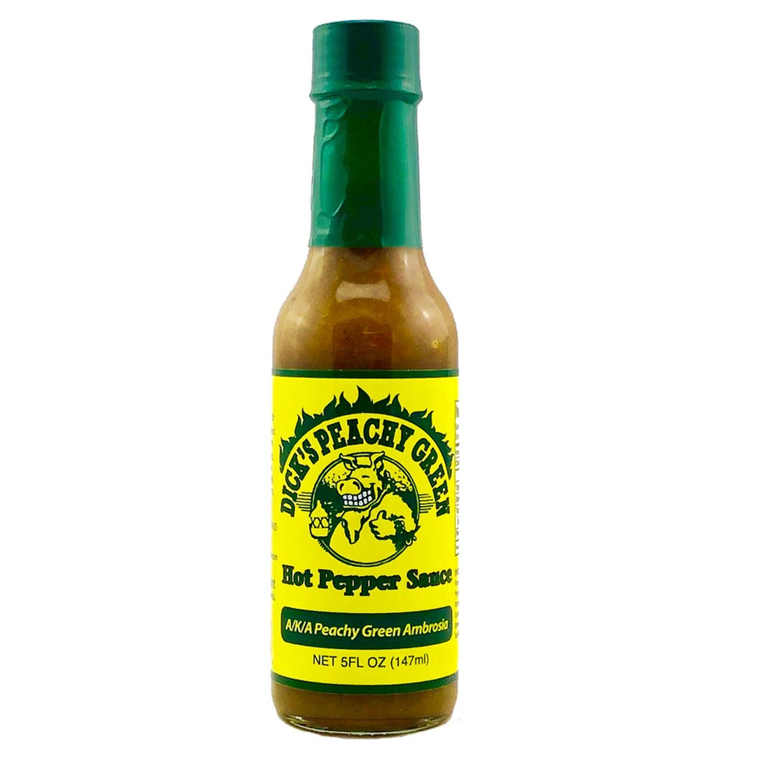 Dirty Dick's Peachy Green Hot Pepper Sauce