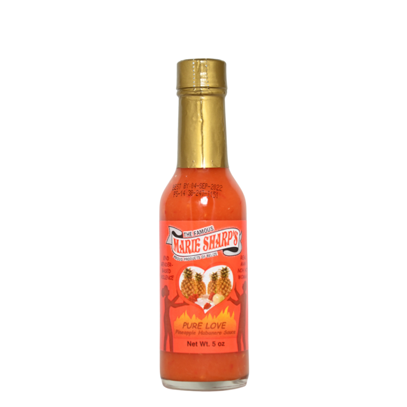 Marie Sharp's Pure Love Pineapple Habanero Pepper Sauce