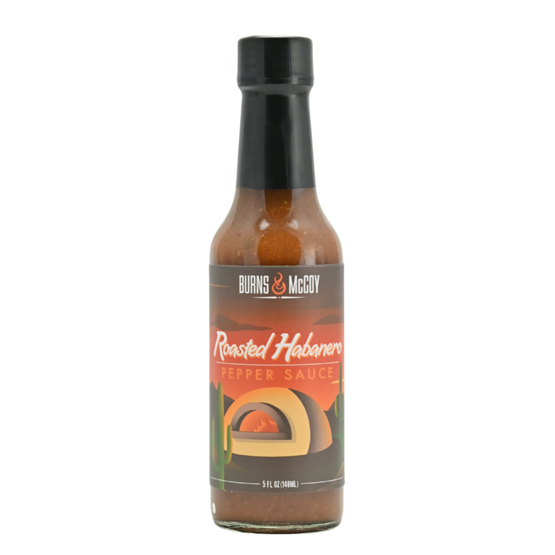 Burns & McCoy Smoked Habanero Roasted Garlic Hot Sauce